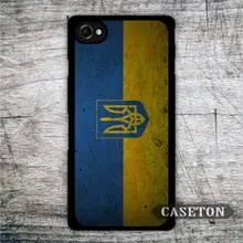 Retro ucrânia bandeira da tampa do caso para xperia z3 compact z2 z1 z m2 sp c para lg g3 g2 l90 l70 para nexus 6 5 4 para htc m9 m8 mini m7