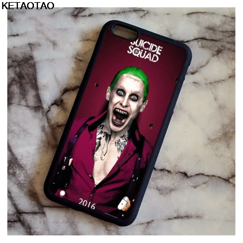 KETAOTAO чехол для телефона Джаред Лето Джокер телефонные чехлы iPhone 4S 5C 5S 6 6S 7 8 Plus XR XS