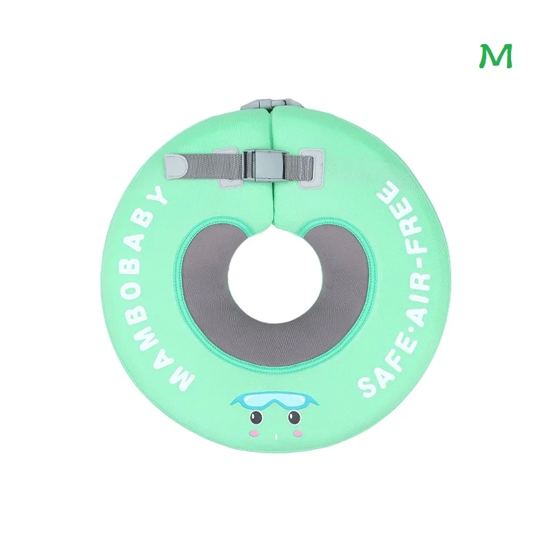 Безопасность ребенка нужно не надувные плавающие шеи кольцо плавание аксессуары для малышей безопасности для поплавок круг для купания воды - Цвет: upgrade M green