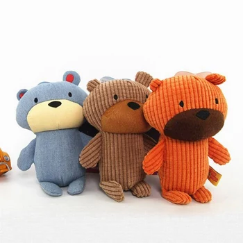 

Dog toy cute teddy bear vocal bite-resistant plush toy molar toothy pet plush cat big dog puppy universal pet supplies