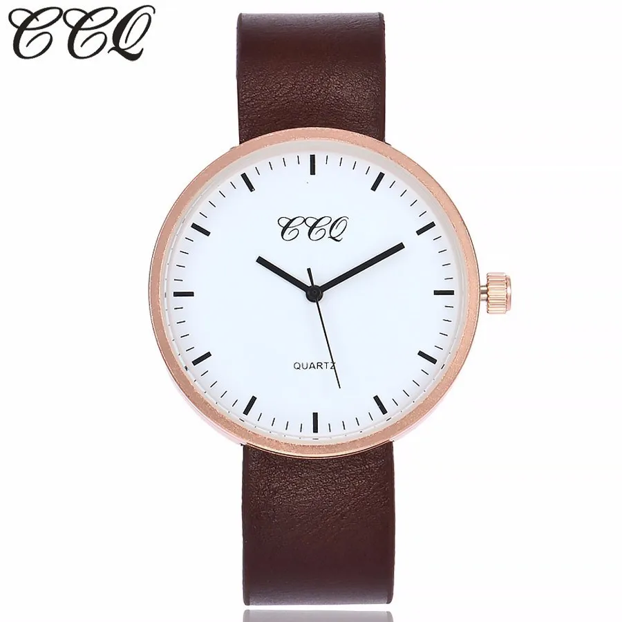 

CCQ Brand Fashion Women Watch Casual Women Dress Quartz Watches Luxury Leather Watch Female Clock Gift Relogio Feminino