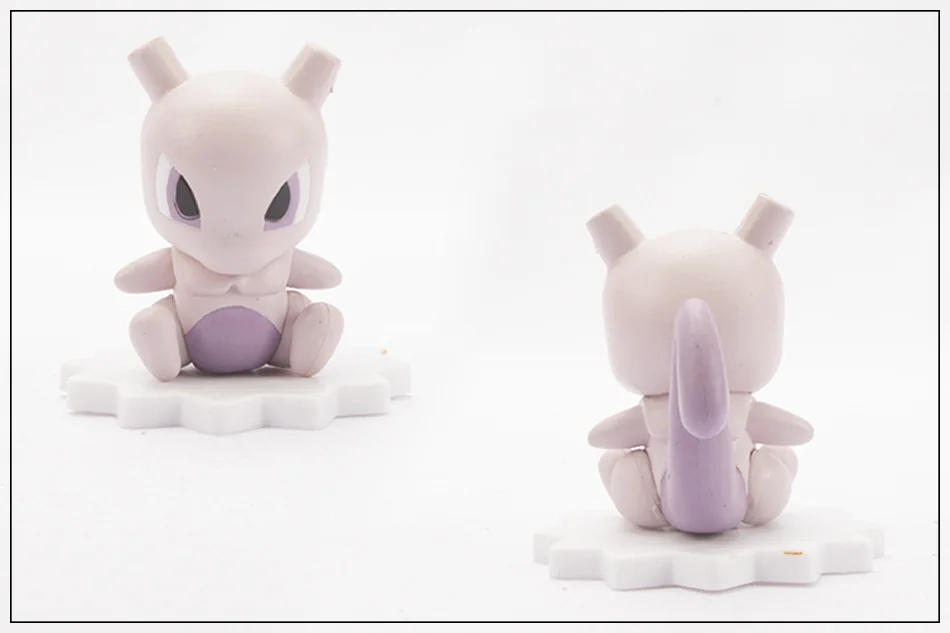 Аниме Pokeball 6 шт./компл. милый Bulbasaur Charmander Mewtwo Eevee ПВХ фигурка модель игрушки|Игровые
