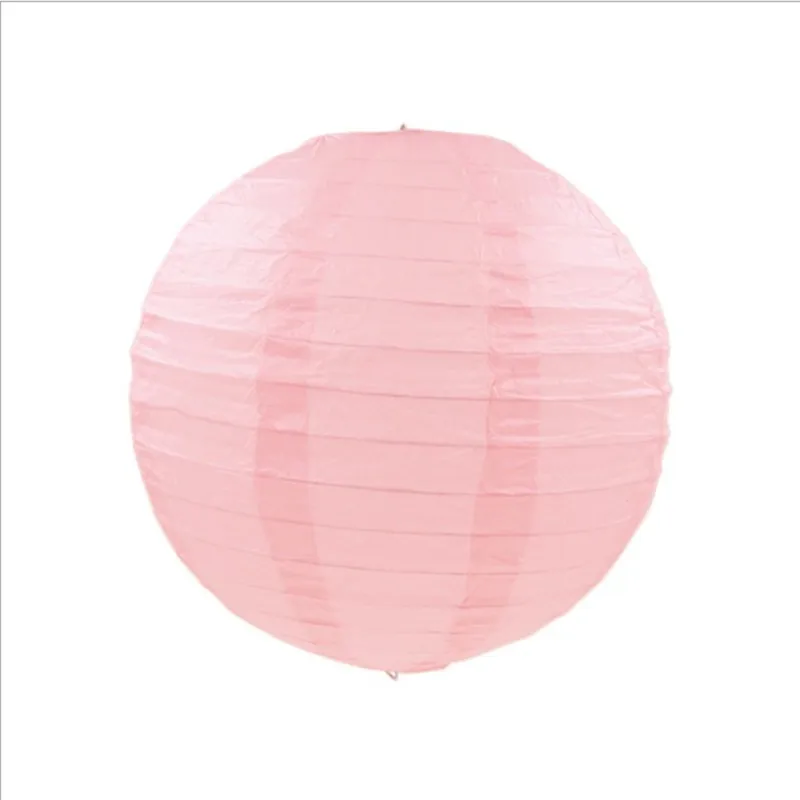 10 Pieces 6 16 Inch Beautiful Pink Round Paper lanterns For Wedding and