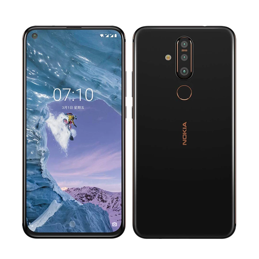 Мобильный телефон Nokia X71, 6 ГБ ОЗУ, 128 Гб ПЗУ, 6,39 дюймов, Восьмиядерный процессор Snapdragon 660, 48мп, отпечаток пальца, 4G LTE, Android 9, смартфон