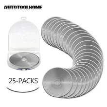 45 мм 60 мм роторный резак лезвия инструмент для ремесленного пошива резки ткани Бумага Винил Лоскутная Кожа