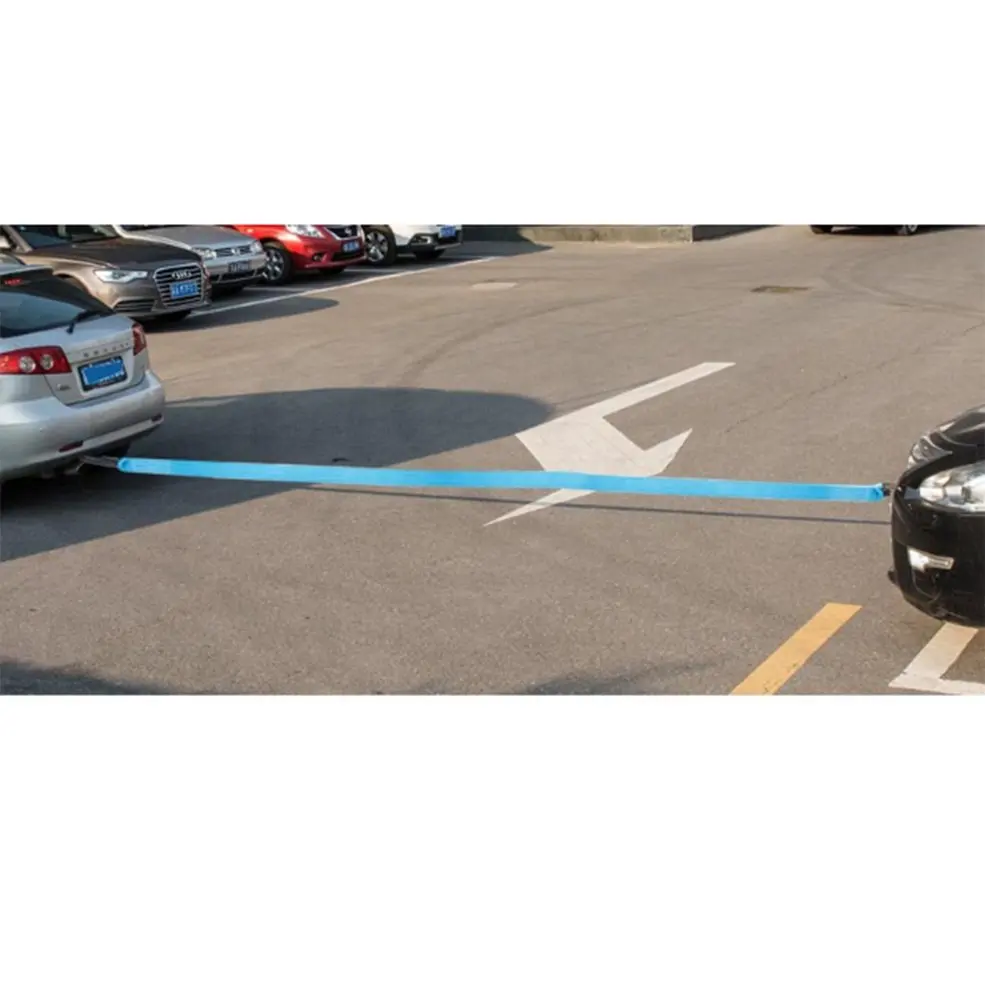 3 M 8 طن سيارة حبل قطر حبل للسحب سيارة الجر حبل مقطورة مع كابل U-هوك