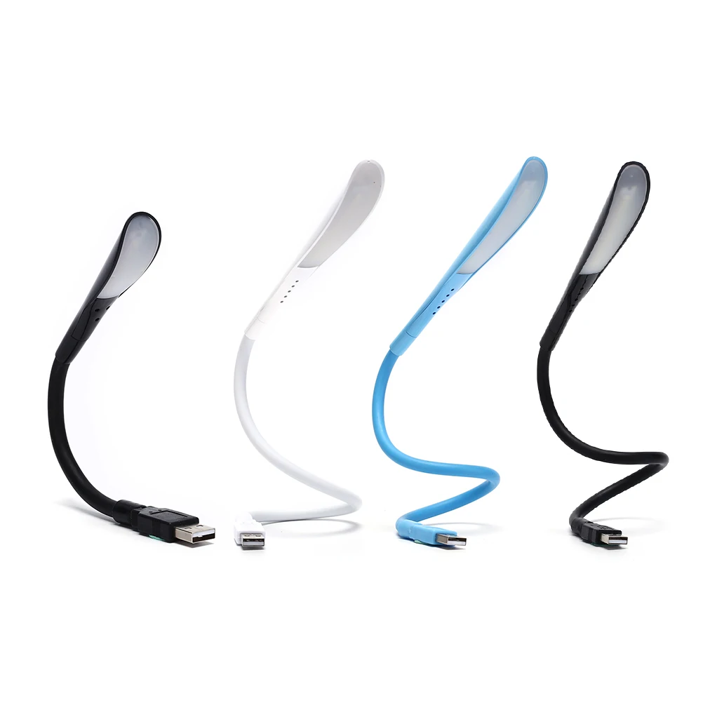 1pc 7*450mm/7*245mm Flexible USB LED Lamp Touch/ Plug-in Night Light Lamp Led Usb Laptop Notebook PC Keyboard Power Bank