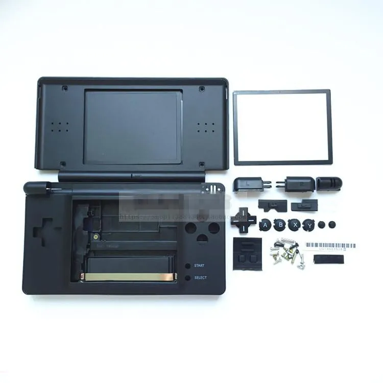 Цветной полный корпус чехол Замена оболочки для nintendo DS Lite DSL чехол с кнопкой и наклейками