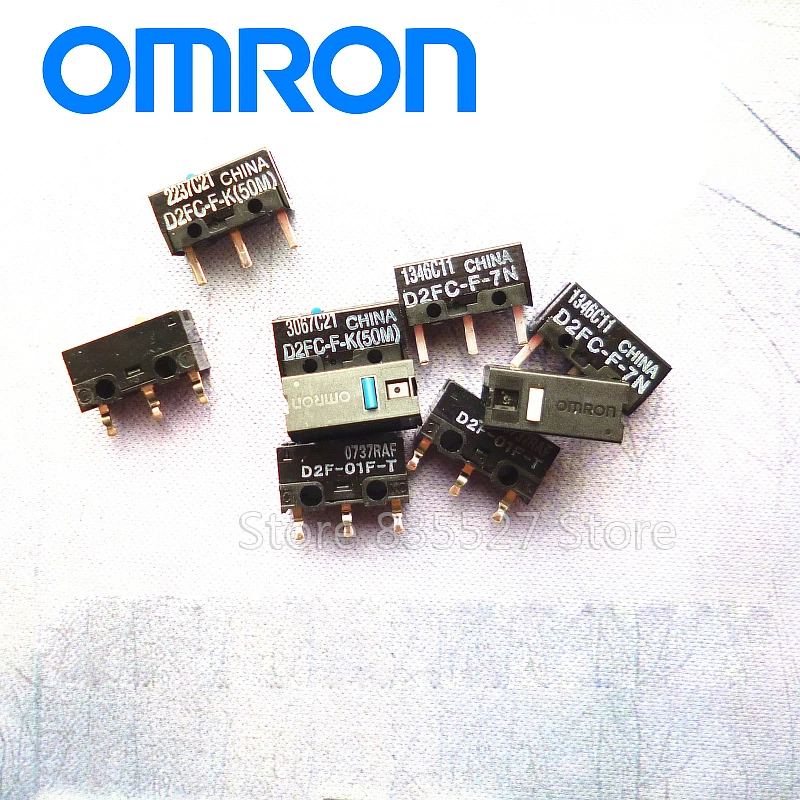 OMRON Япония мышь микропереключатель D2FC-F-7N белое пятно 10 м/20 м 50 м Micromotion МФ красный синий D2FC-FL 3M D2FC-F-K D2F-01F-T D2F-F-3-7