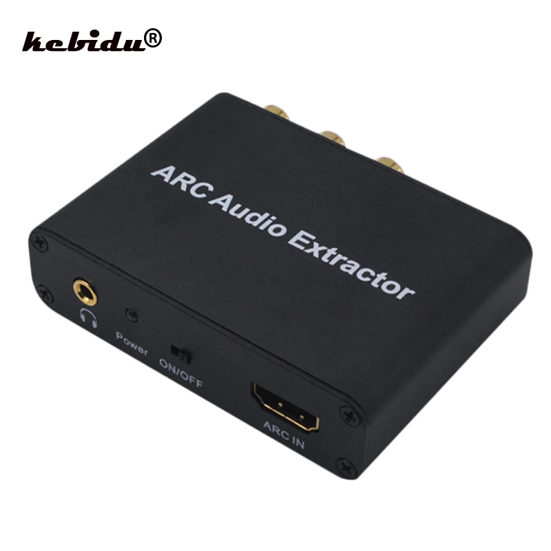 kebidu HDMI ARC Audio Extractor 3.5mm Stereo Fiber Coaxial Audio