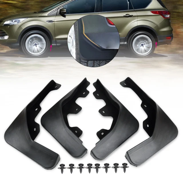 CITALL High Quality 4Pcs Car Mud Flaps Flap Splash Guards Mudguard Mud guard for Ford Kuga