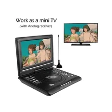 VERFANS DVD HD портативный EVD 7,8 дюймовый мини-плеер мини-игра мини-ТВ Встроенный 500 детей Классическая игра поддержка SVCD VCD CD CD-R / RW