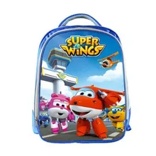 Детский рюкзак на заказ, детский подарок, Супер крыло, приключения, голубой рюкзак, школьная сумка для студентов, рюкзак для мальчиков, mochila