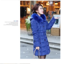 women jacket women winter coat New winter long section Nagymaros collar big yards thick down jacket free shipping