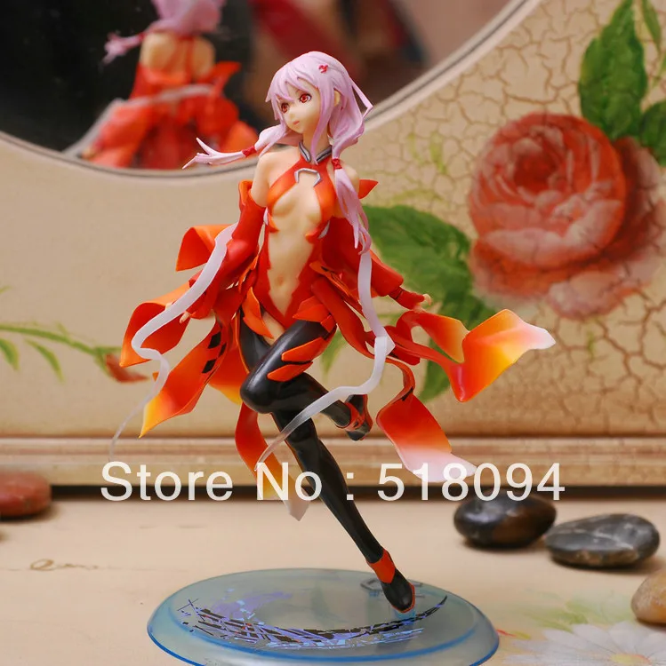 Free Shipping Sexy Guilty Crown Inori Yuzuriha Model 1 8 Scale Painted PVC Action Figure Collection
