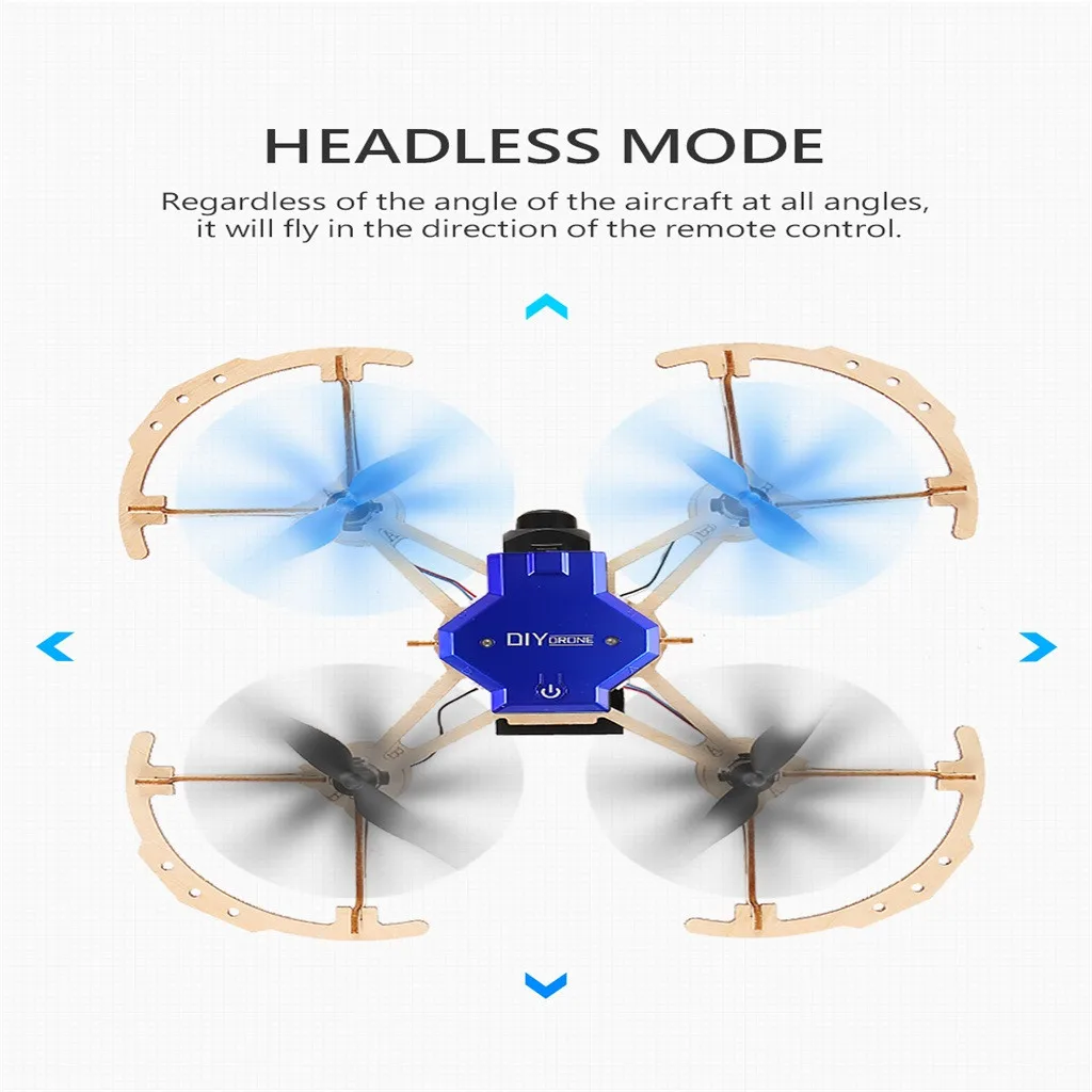 Деревянный Дрон с камерой ZL100 DIY деревянный Квадрокоптер пульт дистанционного управления с HD камерой видео Воздушный самолет передача в реальном времени