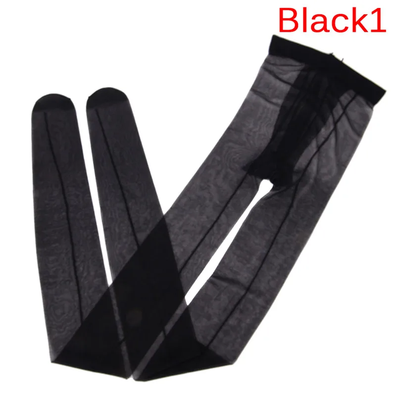 Женские пикантные женские чулки с задним швом, черные облегающие чулки, ультра тонкие прозрачные колготки - Цвет: BK1