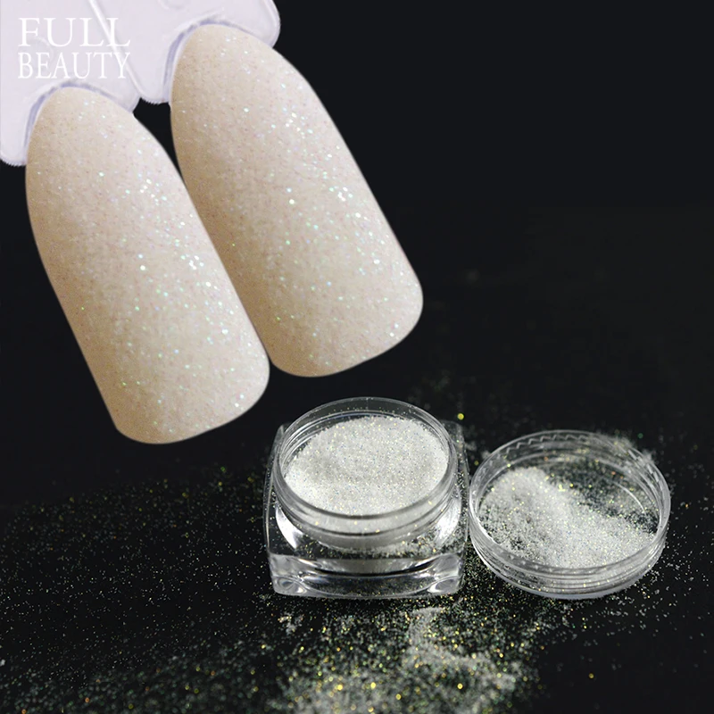 

Full Beauty 1 Box Nail Glitter Sugar Candy Glimmer White Powder DIY Nail Art Decorations Holographic Dust Nail Flakes CHTY01-05