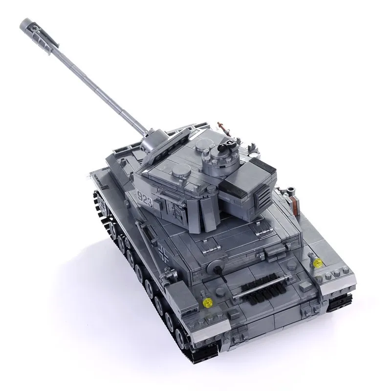 Kazi большой Танк Panzer IV 1193 шт. строительные блоки военная армия конструктор Набор