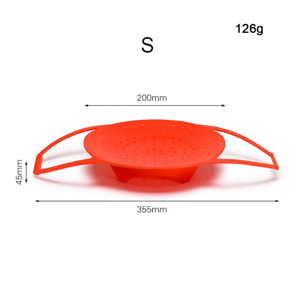 Антипригарная кухонная силиконовая Паровая корзина, масштабируемое складное хранилище корзина для фруктов и овощей, сливная корзина, инструменты для приготовления пищи