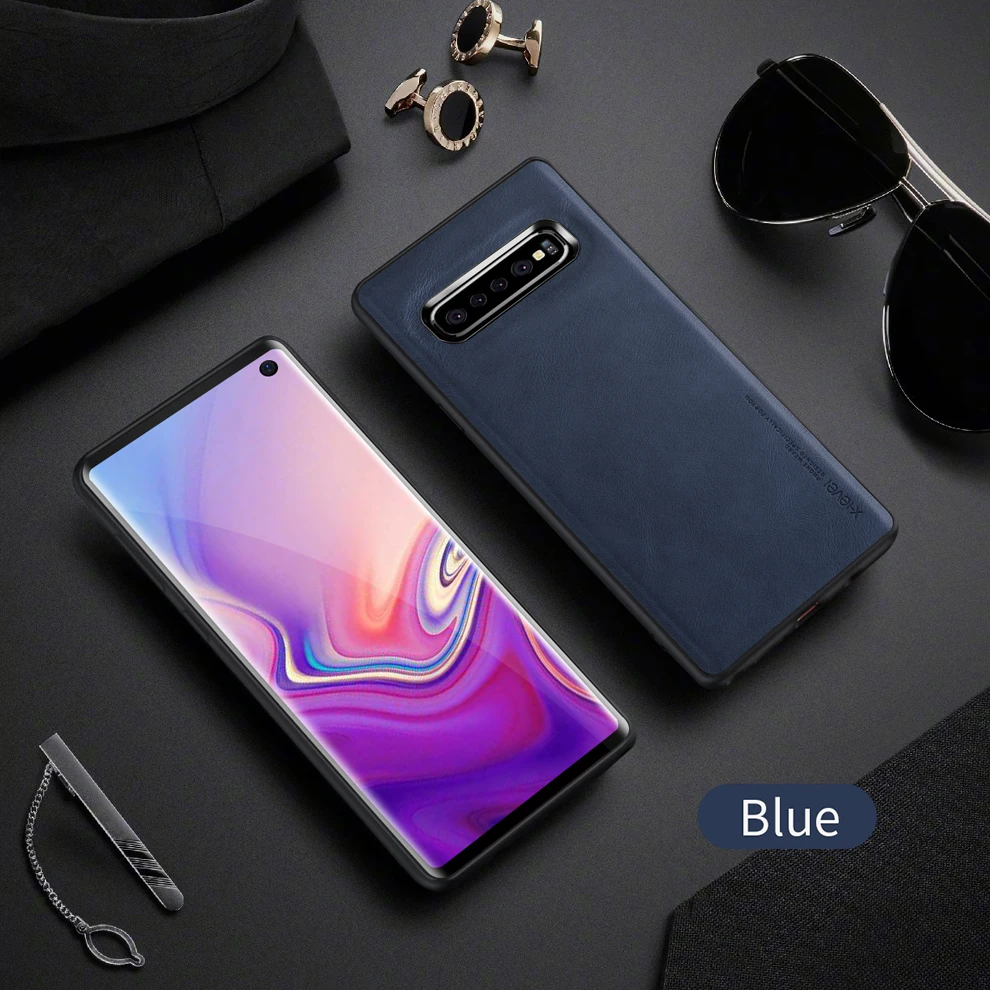 X-Level кожаный чехол для samsung Galaxy S10 Plus, мягкий силиконовый чехол для samsung S10 S10e S10+ чехол