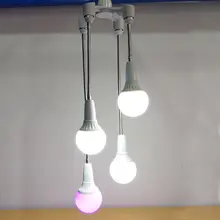 Свето-держатель 1/4/5/6 E27 для E27 Разветвитель Прикуривателя светильник светодиодный лампы опорный кронштейн с адаптером Поддержка