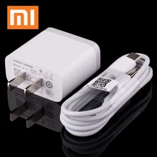 Адаптер быстрой зарядки Xiao mi 12 В/1,5 А кабель быстрой зарядки type C для mi 9T pro 9 8 SE 6 A1 A2 F1 MAX Red mi Note 7 k20 Pro