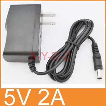 

500PCS High quality AC 100V-240V Converter Switching power adapter DC 5V 2A 2000mA Supply US Plug DC 5.5mm x 2.1mm