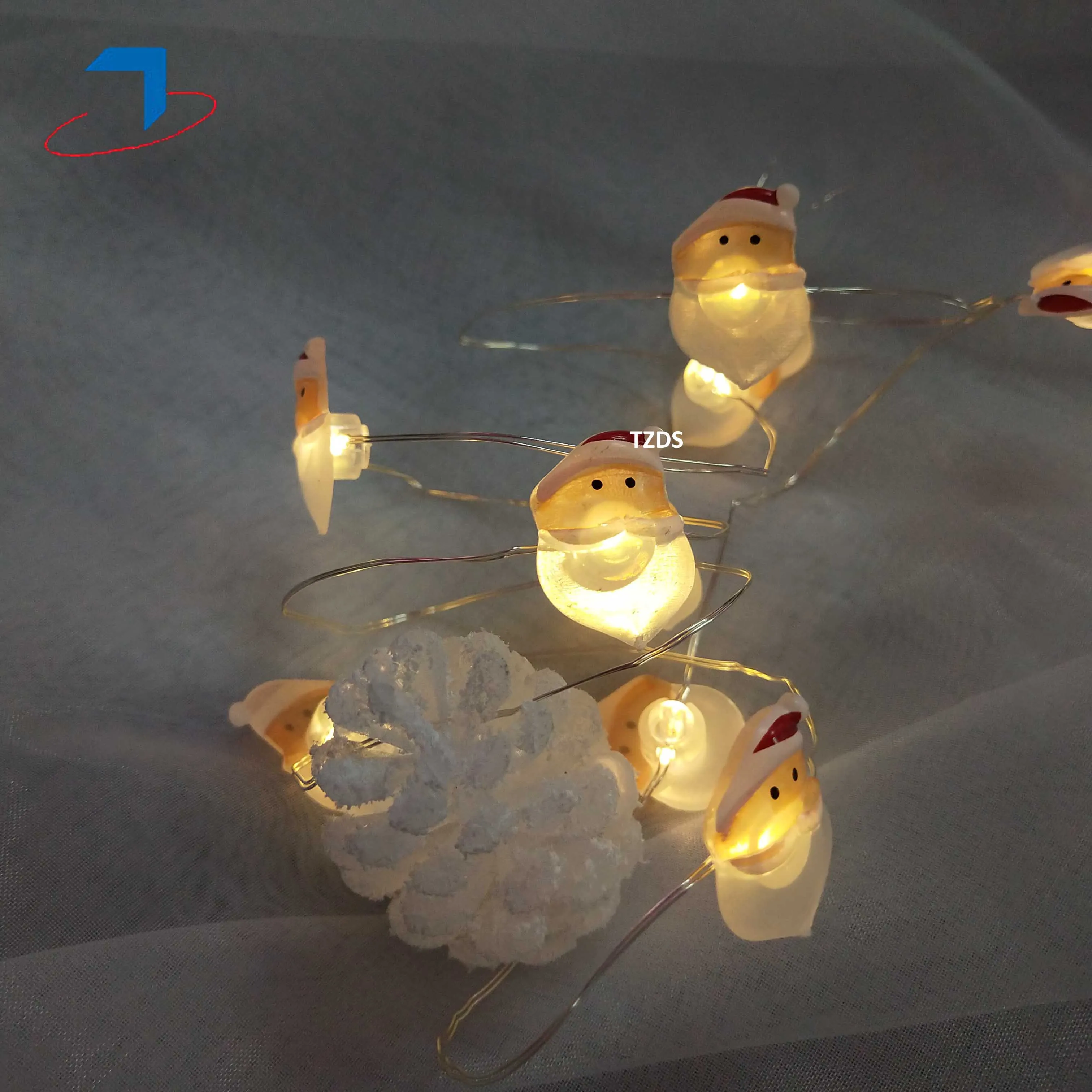 

20 LEDS Christmas Snowman Deal apple Fairy Xmas Tree Copper wire String Lights for Holiday decoration indoor party living room