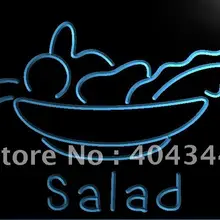LK224-салат-бар дисплей кафе светодиодный неоновый свет знак