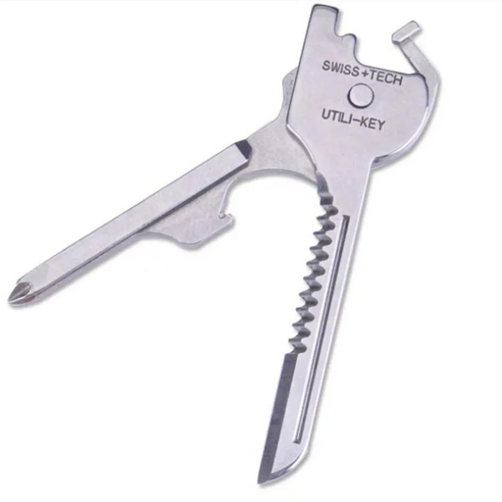 

Multifunctional Portable Utili Key Tool 6 in 1 Pocket Keychain Tool Multitool for Auto Camping Hardware