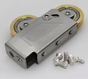 

window roller 73-type aluminum windows and doors pulley sliding door roller sliding sash double copper wheel