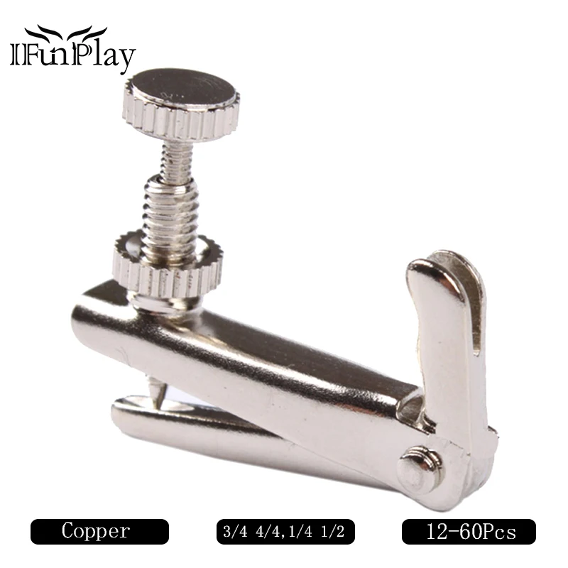 Copper Nickel Alloy Silver Violin Tuner Fine Tuners Spinner String