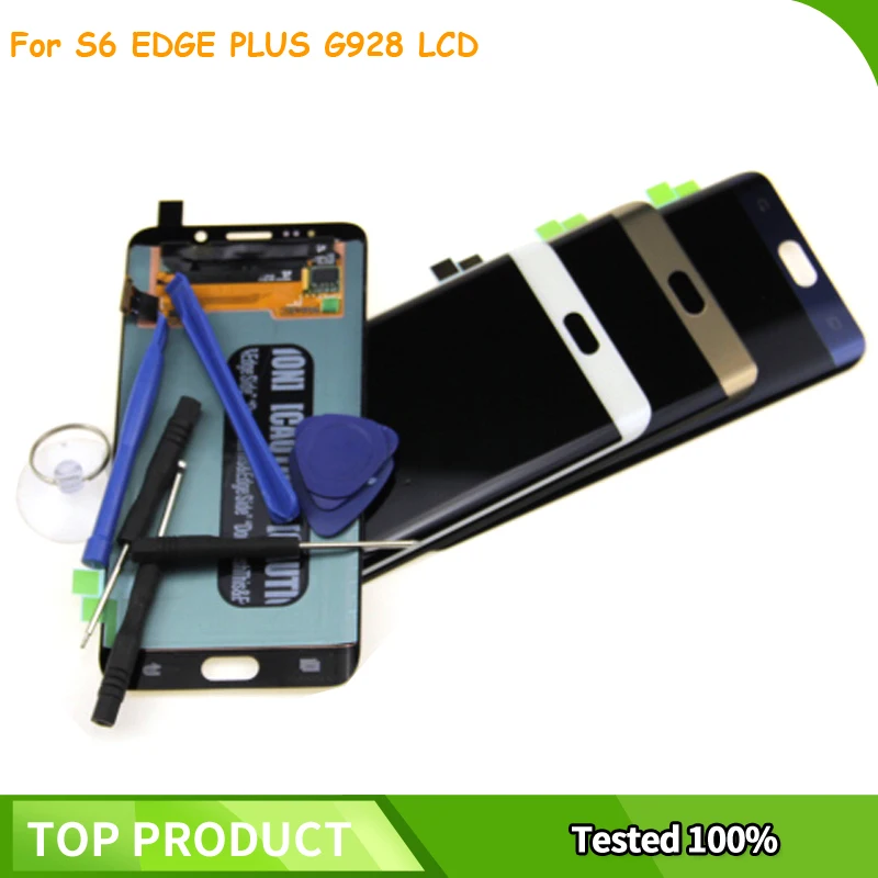 AMOLED LCD для Samsung Galaxy S6 edge Plus G928 G928F Edge G925 G925I G925F сенсорный экран дигитайзер 100% Teseted |