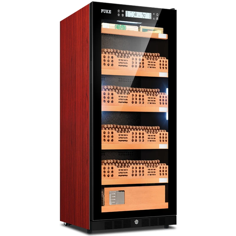 FUKE cigar cabinet humidor led light Cooler Humidor Cabinet Cedar wood Cigar FK-48C2 | Дом и сад