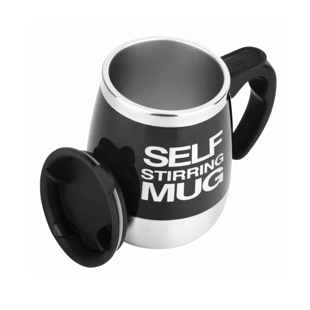 

400ML Stainless Steel Electric Automatic Shaker Lazy Self Stirring Mug Automatic Milk Coffee Mixing Tea Bottle Smart Mixer Cup