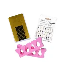 9 Вт сушилка труба лампы охраны окружающей среды, набор гель uv кисть, полировщик направляющие разделитель для пальцев Блеск порошок жидкости инструменты для ногтей Клей DIY Kit X720 5Up