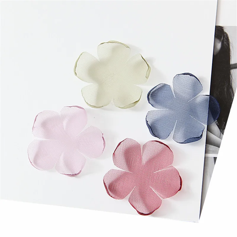 

100Pcs Chiffon Flower Petals Headwear Accessories DIY Craft Supplie Scrapbooking Materials Wedding Party Decor Petals Confetti