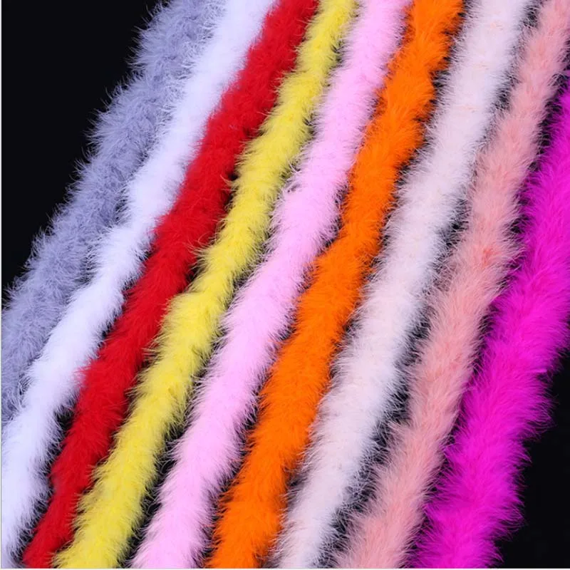 10pcs/lot DIY Fluffy Feather Boa for Dress Party Garment Hat Decor