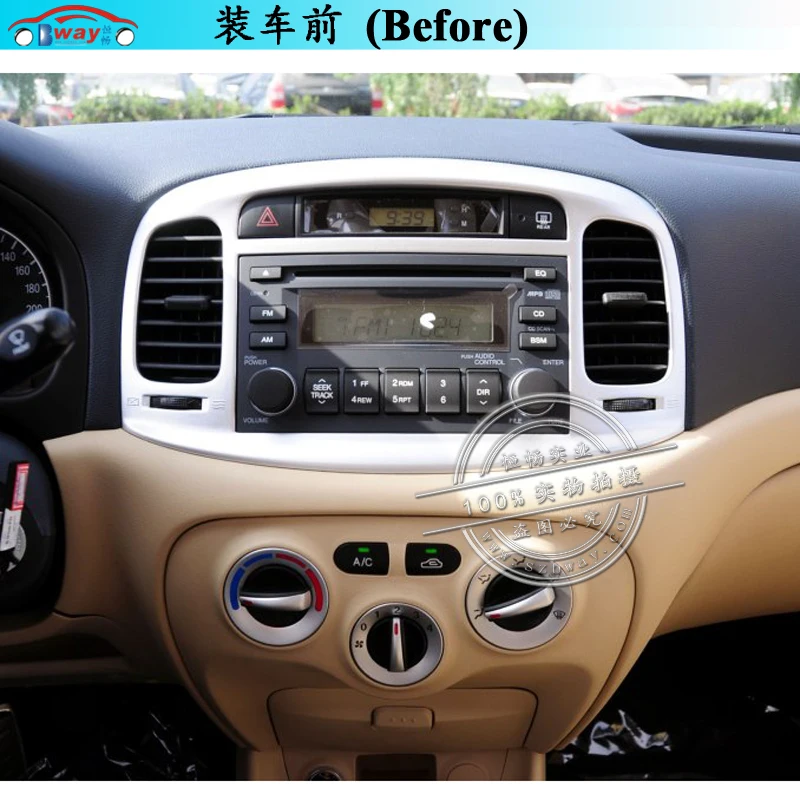 Bway " Автомобильный Радио стерео для hyundai Accent 2006-2011 android 7,1 автомобильный dvd-плеер с bluetooth, gps, SWC, wifi, зеркальная ссылка