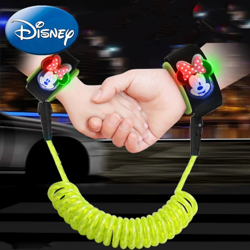 

Disney Kids Safety Harness Baby Wrist Leash Anti-lost Link Walker Mickey Child Wristband Belt Walking Rope With Leash Wings 1.8M