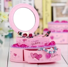Creative Cake Shape Music Box Girl’s Jewel Case Valentine Gift Home Decor As New Year Christmas Gift