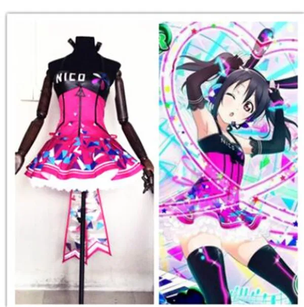  Hot Love Live Cyber Idolized LED Gaming Game Awaken All Members Minami Kotori Cosplay Costume Lovel