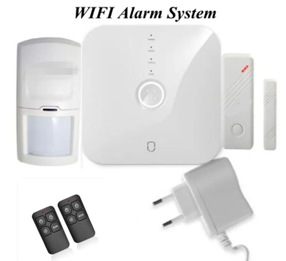 Wifi система охранной сигнализации датчик двери PIR детектор внутренней безопасности Сигнализация приложение дистанционное управление
