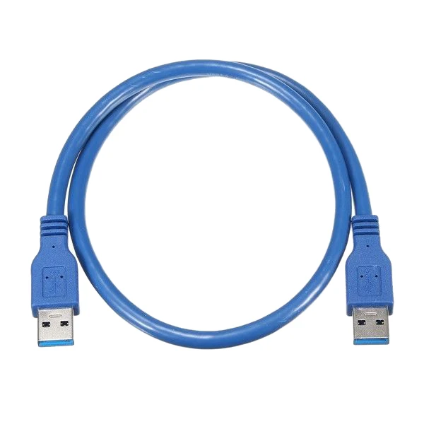 60 см USB3.0 PCI-E Express 1x до 16x удлинитель Riser Card Adapter SATA кабель питания синий