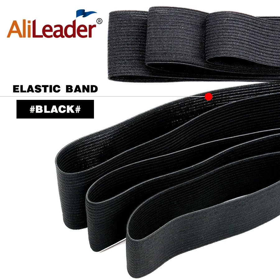 “Alileader Best Long Elastic Bands 1.5/2/2.5/3/3.5Mm Black Nylon Highest Elastic Band For Wig Cap Wig Making Accessories Diy 1M
