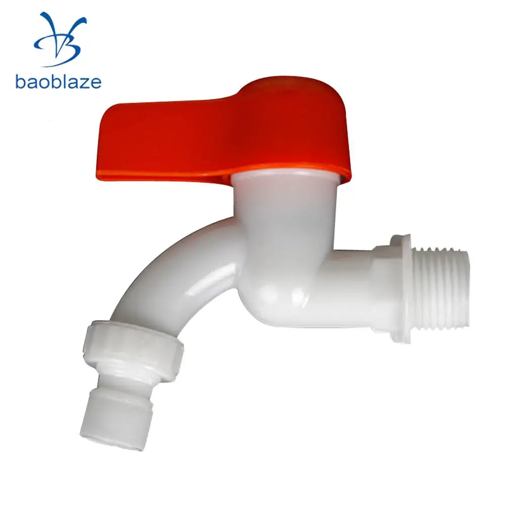20mm Male Tread Plastic Water Faucets Yard Garden Washing Machine Water Taps, 3 Designs