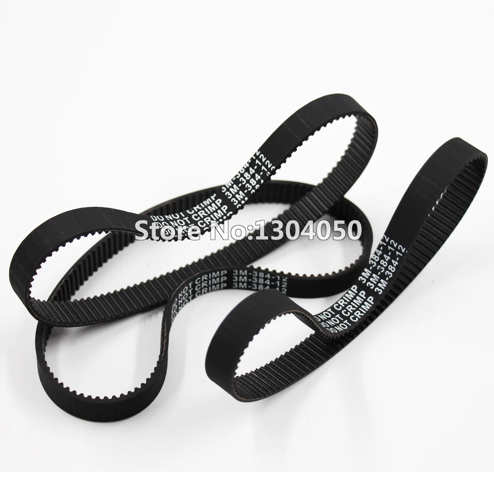 LOT OF 3 BELTS HTD 384 3m 12 Pulse Scooter Drive Belt Revolution City