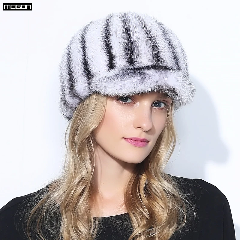 

Women Direct Selling Rushed Adult Solid New Knight Hat Fur Hats For Winter Genuine Mink Cap Luxury Natural Water With 2018 Sale