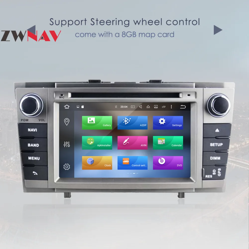 Автомобильный dvd плеер 7 дюймов Android 8 0 автостерео для Toyota Avensis T27 2009 2010 2011 2012 2013 2014